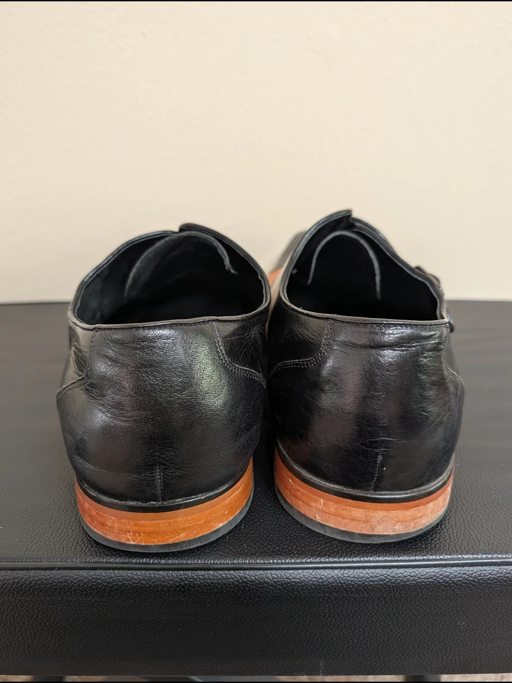 Stacy Adams Two-Tone‎ Monk Strap Dress Shoes Men's Size 13M